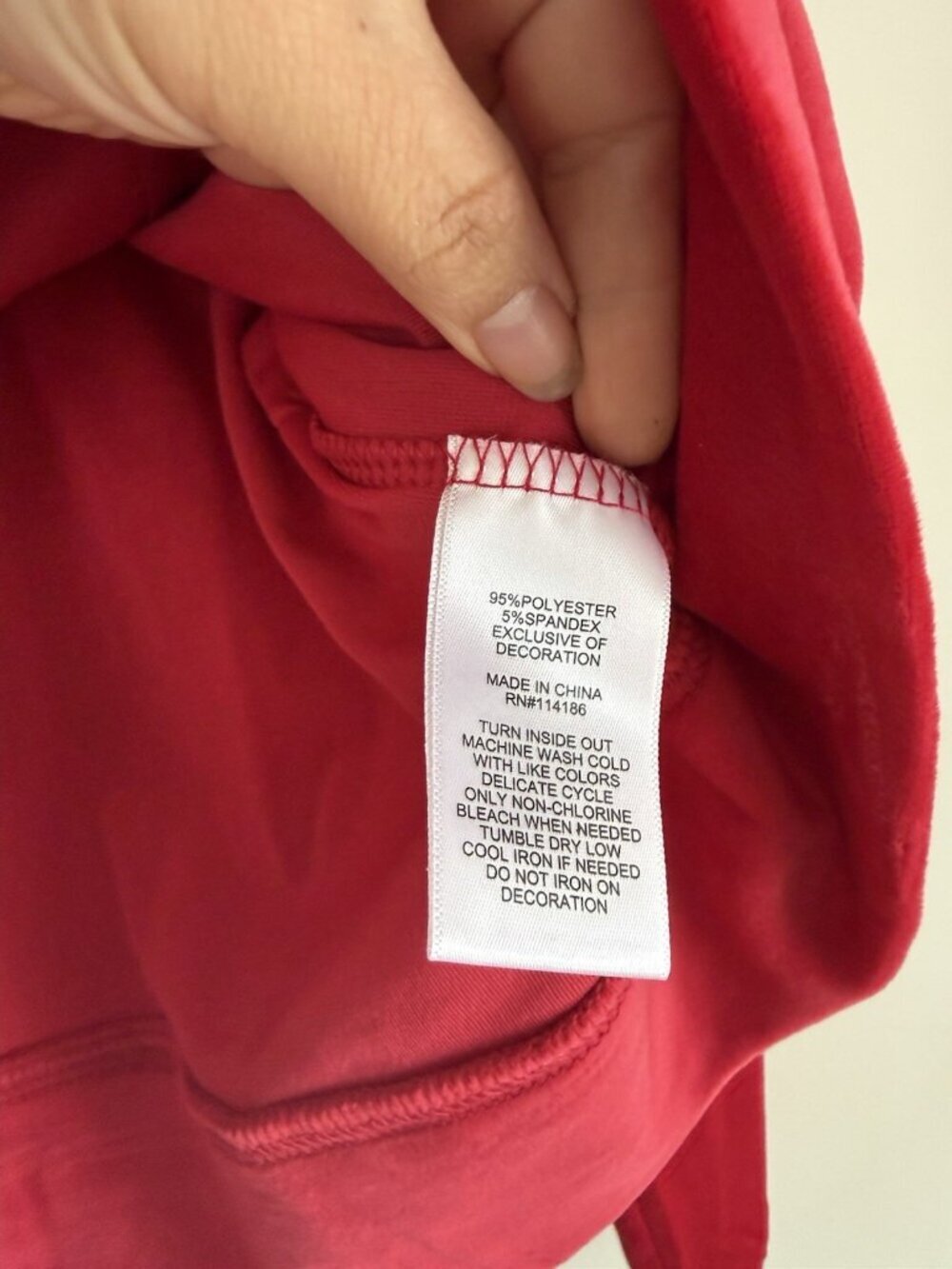 Juicy Couture Velour Hooded Track Jacket RED Full Zip Crown Bling Back NEW XXL - Picture 7 of 10